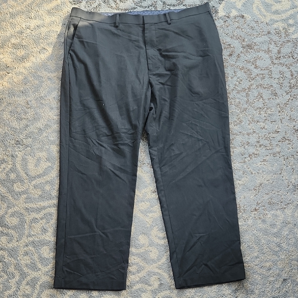 Men's Classic Fit Dress Pants Black 42X30